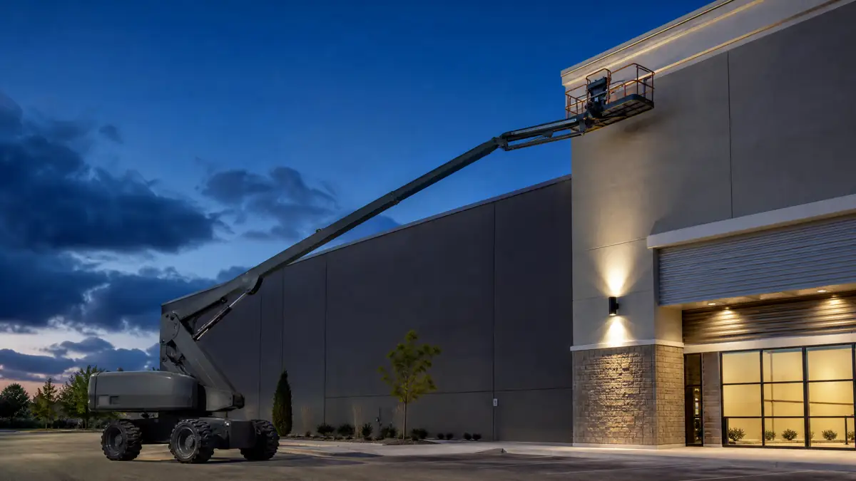 Boom Lifts jobsite access in Sarasota
